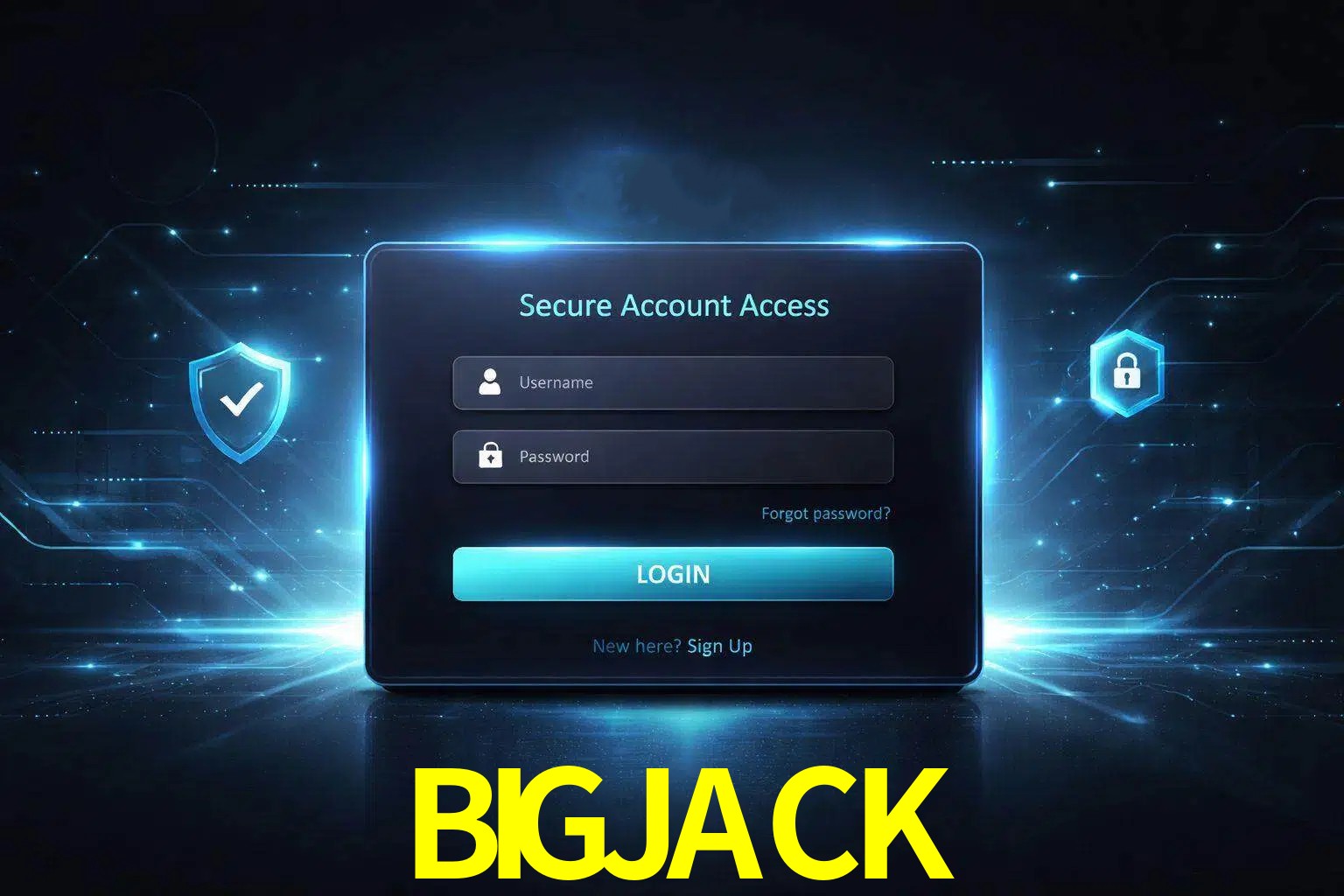 Pantalla de inicio de sesión de cuenta BIGJACK para usuarios en México