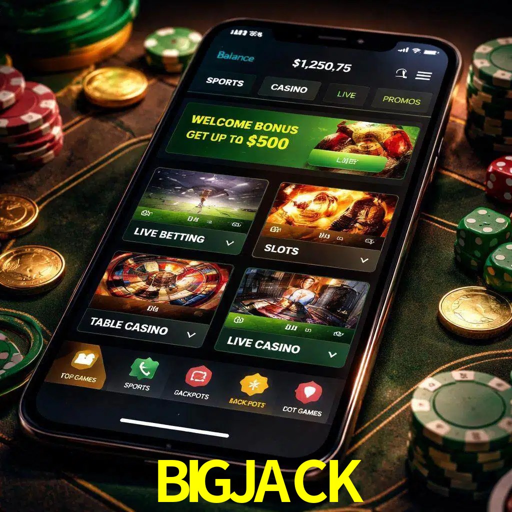 Diseño de juegos móviles BIGJACK para usuarios en México